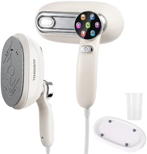 Handheld Steamer for Clothes, Garment Steamer & Travel Iron | 1200W Portable 2-in-1, 7 Modes, 180° Rotatable Handle, Fast 8s Heat-Up, Visual Panel & Self-Clean, 160ml for Home Handheld Steamer for Clothes, Garment Steamer & Travel Iron | 1200W Portable 2-in-1, 7 Modes, 180° Rotatable Handle, Fast 8s Heat-Up, Visual Panel & Self-Clean, 160ml for Home