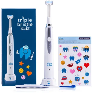 Kids Sonic Three Sided Toothbrush, 1 Pack | Clean Teeth and Gums, Dentist Created and Approved, Fun Sticker Rewards, Rechargeable Kids Sonic Three Sided Toothbrush, 1 Pack | Clean Teeth and Gums, Dentist Created and Approved, Fun Sticker Rewards, Rechargeable