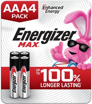 Energizer MAX AAA Alkaline Batteries (4 Pack) Energizer MAX AAA Alkaline Batteries (4 Pack)