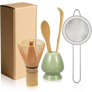 Matcha Whisk Set, Matcha Making Kit Whisk, Ceramic Whisk Holder, Bamboo Scoop, Powder Starter Sifter, Spoon Japanese Tea Tools Unique Gifts for Women/Men Mom/Dad, Birthday Gift for Friend/Family Matcha Whisk Set, Matcha Making Kit Whisk, Ceramic Whisk Holder, Bamboo Scoop, Powder Starter Sifter, Spoon Japanese Tea Tools Unique Gifts for Women/Men Mom/Dad, Birthday Gift for Friend/Family