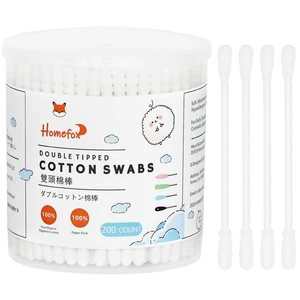 Cotton Swabs Spiral - 200 Count Organic Cotton Buds Double Side Tightly Wrapped Cotton Tips Paper Stick Soft Gentle Lint-Free Cruelty-Free, Round & Spiral (White) Cotton Swabs Spiral - 200 Count Organic Cotton Buds Double Side Tightly Wrapped Cotton Tips Paper Stick Soft Gentle Lint-Free Cruelty-Free, Round & Spiral (White)