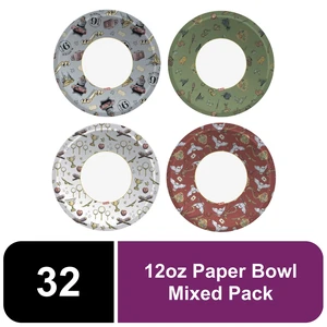 Glad Harry Potter Halloween Paper Bowls Mixed Pack Images 12oz 32ct Glad Harry Potter Halloween Paper Bowls Mixed Pack Images 12oz 32ct