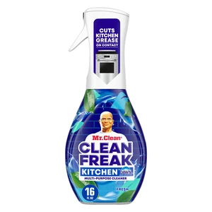 Mr. Clean Clean Freak Fresh Kitchen Multi Purpose Degreaser, 16 Fl oz, Household Cleaner Mr. Clean Clean Freak Fresh Kitchen Multi Purpose Degreaser, 16 Fl oz, Household Cleaner