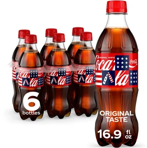 Coca-Cola Soda Pop Bottles, 16.9 fl oz, 6 Pack Coca-Cola Soda Pop Bottles, 16.9 fl oz, 6 Pack