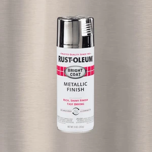 Chrome, Rust-Oleum Stops Rust Bright Coat Metallic Spray Paint-7718830, 11 oz Chrome, Rust-Oleum Stops Rust Bright Coat Metallic Spray Paint-7718830, 11 oz