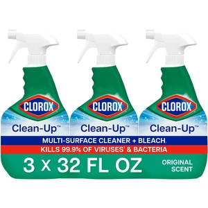 Clorox Clean-Up Multi-Surface Cleaner with Bleach, 32fl oz, Pack of 3 Clorox Clean-Up Multi-Surface Cleaner with Bleach, 32fl oz, Pack of 3
