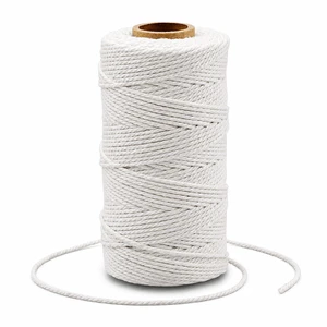 G2PLUS 2mm White String, 328ft Cotton Bakers Twine for Craft & Cooking G2PLUS 2mm White String, 328ft Cotton Bakers Twine for Craft & Cooking