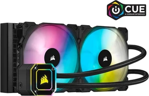Corsair Hydro Series, iCUE H115i ELITE CAPELLIX, 280mm Radiator, Dual ML140 RGB PWM Fans, Powerful iCUE Software, Liquid CPU Cooler LGA 1700 Compatible Corsair Hydro Series, iCUE H115i ELITE CAPELLIX, 280mm Radiator, Dual ML140 RGB PWM Fans, Powerful iCUE Software, Liquid CPU Cooler LGA 1700 Compatible