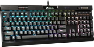 CORSAIR K70 RGB MK.2 Mechanical Gaming Keyboard - USB Passthrough & Media Controls - Tactile & Clicky - Cherry MX Blue - RGB LED Backlit, CH-9109011-NA CORSAIR K70 RGB MK.2 Mechanical Gaming Keyboard - USB Passthrough & Media Controls - Tactile & Clicky - Cherry MX Blue - RGB LED Backlit, CH-9109011-NA