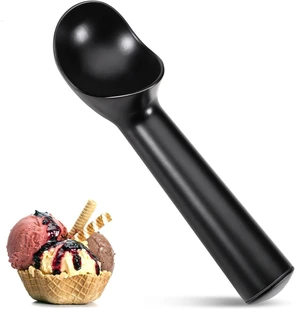 2.5oz Large Ice Cream Scoop 7 inches Nonstick Anti-Freeze Metal Ice Cream Scooper Professional Aluminum Icecream Scoop Spoon, Black 2.5oz Large Ice Cream Scoop 7 inches Nonstick Anti-Freeze Metal Ice Cream Scooper Professional Aluminum Icecream Scoop Spoon, Black