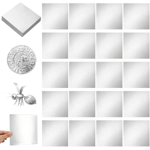 50 Packs Aluminum Metal Crafts DIY Foil 6 x 6 x 0.003 Inch Thick for Art Project Aluminum Flashing Roll Wide Sheet Multipurpose Metal Sheets (Silver) 50 Packs Aluminum Metal Crafts DIY Foil 6 x 6 x 0.003 Inch Thick for Art Project Aluminum Flashing Roll Wide Sheet Multipurpose Metal Sheets (Silver)