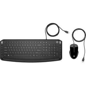 Pavilion Wired Keyboard and Mouse 200 (Black) - USB-A Plug-and-Play - Full-Sized Keyboard with Numeric Keypad, Enhanced F1-F12 Keys, & 12 Hotkeys - 1600 DPI Mouse - Windows Compatible (9DF28AA#ABL) Pavilion Wired Keyboard and Mouse 200 (Black) - USB-A Plug-and-Play - Full-Sized Keyboard with Numeric Keypad, Enhanced F1-F12 Keys, & 12 Hotkeys - 1600 DPI Mouse - Windows Compatible (9DF28AA#ABL)