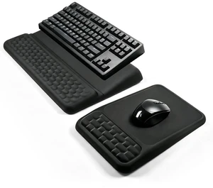 Computer Keyboard Stand with Wrist Rest and Mouse Pad Wrist Support | Ergonomic Comfy Tilted Keyboard Stand Riser Holder Pad for Pain Relief, Soft Memory Foam Desk Cushion for Office Home Computer Keyboard Stand with Wrist Rest and Mouse Pad Wrist Support | Ergonomic Comfy Tilted Keyboard Stand Riser Holder Pad for Pain Relief, Soft Memory Foam Desk Cushion for Office Home