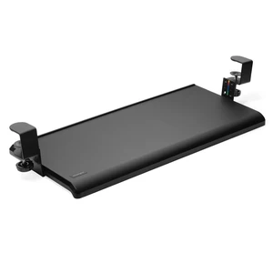 Clamp-On Keyboard Tray, Under Desk Keyboard Drawer with Cable Management, Ergonomic Smartfit Slide-out Height Adjustable Keyboard Holder, Black 13.3"x32.4"x2.4" K55407WW Clamp-On Keyboard Tray, Under Desk Keyboard Drawer with Cable Management, Ergonomic Smartfit Slide-out Height Adjustable Keyboard Holder, Black 13.3"x32.4"x2.4" K55407WW
