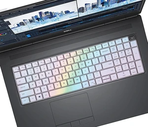 Keyboard Cover for Dell Latitude 3550 3540 5550 5540 5530 5531 5520 5521, Precision 3590 3591 3580 3581 3560 3570 3561 3571 Laptop, Dell Latitude 5550 5530 5540 Keyboard Skin Protector - Colorful Keyboard Cover for Dell Latitude 3550 3540 5550 5540 5530 5531 5520 5521, Precision 3590 3591 3580 3581 3560 3570 3561 3571 Laptop, Dell Latitude 5550 5530 5540 Keyboard Skin Protector - Colorful