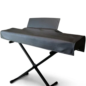88 Keys Piano Keyboard Dust Cover PiuColor, Designed by Professional Pianist, Music Stand Compatible, Washable Digital Piano Cover, Blends with Your Room, Japan Design (Smoky Black) 88 Keys Piano Keyboard Dust Cover PiuColor, Designed by Professional Pianist, Music Stand Compatible, Washable Digital Piano Cover, Blends with Your Room, Japan Design (Smoky Black)