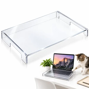 Keyboard Protector Cover, 14 Inch Clear Acrylic Laptop Shield, Cat Proof Dust Guard Accessory Home Office Gaming Desktop Setup Keyboard Protector Cover, 14 Inch Clear Acrylic Laptop Shield, Cat Proof Dust Guard Accessory Home Office Gaming Desktop Setup