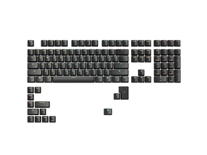 Gaming ABS Doubleshot 123-Keycap Set (ANSI) - Premium OEM Profile in Classic Black - Ideal for RGB Backlit Mechanical Keyboards Gaming ABS Doubleshot 123-Keycap Set (ANSI) - Premium OEM Profile in Classic Black - Ideal for RGB Backlit Mechanical Keyboards