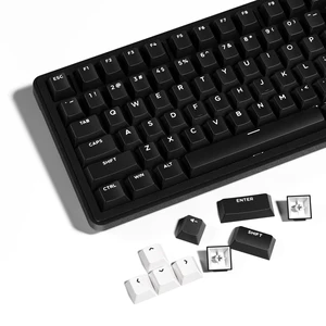 XVX WOB Double Shot PBT Keycaps Set 138 Keys, Cherry Profile Custom Keycap 60 65 75 100 Percent for 61/64/68/84/87/100/104/108 Mechanical Gaming Keyboard, Black XVX WOB Double Shot PBT Keycaps Set 138 Keys, Cherry Profile Custom Keycap 60 65 75 100 Percent for 61/64/68/84/87/100/104/108 Mechanical Gaming Keyboard, Black