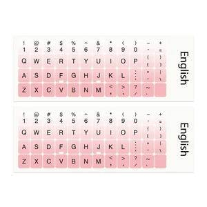 2pcs Colorful Keyboard Stickers, Universal Computer Keyboard Decals | Replacement Letter Stickers for Keyboard, Easy Application,Strong Adhesion, Non-Damaging to Keyboard, Laptop Decals-Pink 2pcs Colorful Keyboard Stickers, Universal Computer Keyboard Decals | Replacement Letter Stickers for Keyboard, Easy Application,Strong Adhesion, Non-Damaging to Keyboard, Laptop Decals-Pink