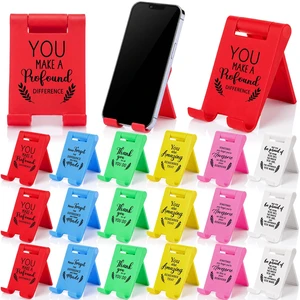 24 Employee Appreciation Gift Bulk Phone Stand Holder, Multicolor | Thank You for Coworkers Office Foldable Tablet Stand Holder Motivational Quote Gift Bulk for Staff Nurse Teachers Volunteers 24 Employee Appreciation Gift Bulk Phone Stand Holder, Multicolor | Thank You for Coworkers Office Foldable Tablet Stand Holder Motivational Quote Gift Bulk for Staff Nurse Teachers Volunteers