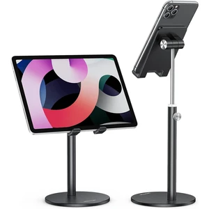 CA04 Aluminum Tablet Phone Stand, Adjustable Desk Stand Black | Aluminum Alloy · Fits Phone & Tablets 4-11" · Sturdy Build for Gaming, Meeting · Height & Angle Adjustable CA04 Aluminum Tablet Phone Stand, Adjustable Desk Stand Black | Aluminum Alloy · Fits Phone & Tablets 4-11" · Sturdy Build for Gaming, Meeting · Height & Angle Adjustable