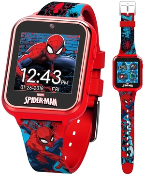 Marvel Spider-Man Red Educational Touchscreen Smart Watch Toy for Boys, Girls, Toddlers - Selfie Cam, Learning Games, Alarm, Calculator, Pedometer, and More (Model: SPD4588AZ) Marvel Spider-Man Red Educational Touchscreen Smart Watch Toy for Boys, Girls, Toddlers - Selfie Cam, Learning Games, Alarm, Calculator, Pedometer, and More (Model: SPD4588AZ)
