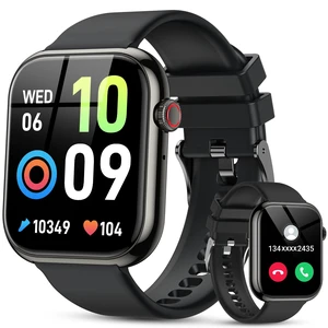 Smart Watch for Men Women iPhone/Android: 1.85" HD Touchscreen Smartwatch with Bluetooth Call IP68 Waterproof 130+ Sport Modes Fitness Tracker Heart Rate/Sleep/SpO2 Monitor Fitness Watch Smart Watch for Men Women iPhone/Android: 1.85" HD Touchscreen Smartwatch with Bluetooth Call IP68 Waterproof 130+ Sport Modes Fitness Tracker Heart Rate/Sleep/SpO2 Monitor Fitness Watch