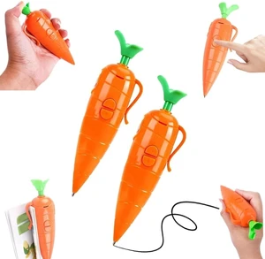 2PCS Carrot Recorder Pen -Playback Pens Portable Ballpoint Device Multi Function, Carrot Pens Recorder 60s Playback Feature for 2026 New Cute Writing Tool for Learning 2PCS Carrot Recorder Pen -Playback Pens Portable Ballpoint Device Multi Function, Carrot Pens Recorder 60s Playback Feature for 2026 New Cute Writing Tool for Learning