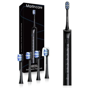 Electric Toothbrush for Adults, 180-Day Battery, Black | 55000 VPM Sonic Toothbrush for Deep Cleaning, 5 Modes with Smart Timer, 4 Brush Heads Electric Toothbrush for Adults, 180-Day Battery, Black | 55000 VPM Sonic Toothbrush for Deep Cleaning, 5 Modes with Smart Timer, 4 Brush Heads