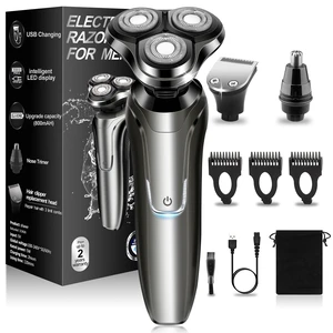 Electric Razor for Men, Men's Rotary Shavers, Waterproof,Wet and Dry Rechargeable Electric Shaver for Men's Faces with a Cordless and Floating Head, Portable Travel Razor,an Ideal Gift for Men Electric Razor for Men, Men's Rotary Shavers, Waterproof,Wet and Dry Rechargeable Electric Shaver for Men's Faces with a Cordless and Floating Head, Portable Travel Razor,an Ideal Gift for Men