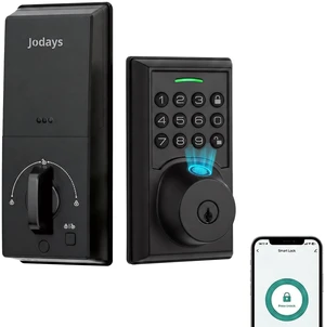 Fingerprint Smart Deadbolt with Keypad, Keyless Entry Door Lock | Fast Fingerprint Access, Silicone Keypad, Bluetooth App Control, Auto-lock, Low-battery Alerts, Easy Installation Fingerprint Smart Deadbolt with Keypad, Keyless Entry Door Lock | Fast Fingerprint Access, Silicone Keypad, Bluetooth App Control, Auto-lock, Low-battery Alerts, Easy Installation