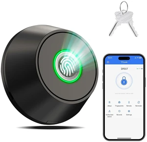 Fingerprint Keyless Entry Door Lock,Smart Deadbolt Locks with App Countrol,Biometric Door Lock with 2 Keys,10 Months Battery,Auto-Lock,One-Touch Lock,Easy Install,Deadbolt Alternative,IP66 Waterproof Fingerprint Keyless Entry Door Lock,Smart Deadbolt Locks with App Countrol,Biometric Door Lock with 2 Keys,10 Months Battery,Auto-Lock,One-Touch Lock,Easy Install,Deadbolt Alternative,IP66 Waterproof