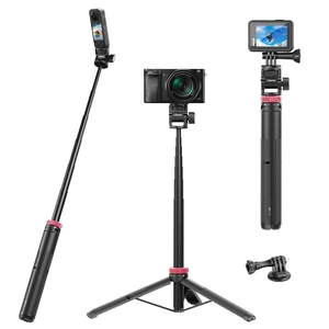 MT-71 Tripod Selfie Stick & Vlog Handle with Magnetic Quick Release&1/4'' Screw, 59in Extendable Lightweight Tripod Stand (7-Section) for DJI Pocket 3/Insta360 X5 X4 X3 Series MT-71 Tripod Selfie Stick & Vlog Handle with Magnetic Quick Release&1/4'' Screw, 59in Extendable Lightweight Tripod Stand (7-Section) for DJI Pocket 3/Insta360 X5 X4 X3 Series