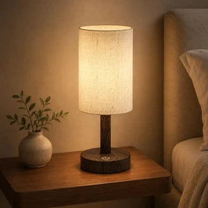 Small Rechargeable Cordless Table Lamp, Nightstand to Desk, Dark Walnut | 2000mAh Battery Operated Lamp, Soft Linen Glow for Bedside, Bedroom, Side Tables and Home Decor, 3 Color Modes, Touch Dimming Small Rechargeable Cordless Table Lamp, Nightstand to Desk, Dark Walnut | 2000mAh Battery Operated Lamp, Soft Linen Glow for Bedside, Bedroom, Side Tables and Home Decor, 3 Color Modes, Touch Dimming