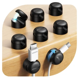 8 Pack Magnetic Cable Clips, 360° Swivel Cord Organizer Wire Holder | Strong N52 Magnets Rotatable Cable Management for Home Nightstand Accessories College Dorm Essential Office Desk Organization 8 Pack Magnetic Cable Clips, 360° Swivel Cord Organizer Wire Holder | Strong N52 Magnets Rotatable Cable Management for Home Nightstand Accessories College Dorm Essential Office Desk Organization