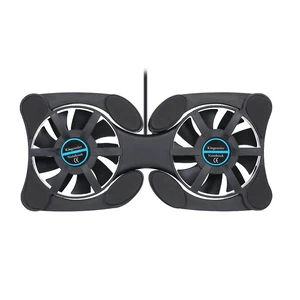Mini USB Laptop Cooling Pad with 2 Fans Foldable Portable Cooler for 7-15 Inch Notebook, Adjustable Arms Quiet Use Overheat Prevention Mini USB Laptop Cooling Pad with 2 Fans Foldable Portable Cooler for 7-15 Inch Notebook, Adjustable Arms Quiet Use Overheat Prevention