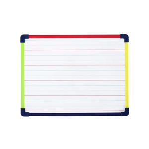 Dry Erase Board, Magnetic Whiteboard with Lines and Frame, 2-Sided 9" x 12" | Handwriting Lines Front - Blank Back Dry Erase Board, Magnetic Whiteboard with Lines and Frame, 2-Sided 9" x 12" | Handwriting Lines Front - Blank Back