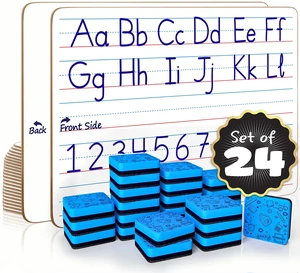 24 Pack Double Sided Whiteboard Lined Dry Erase Boards for Kids Ruled Writing Board Handwriting Practice for Kids Small White Board Dry Erase Board 9x12 Dry Erase Board with Lines 24 Pack Double Sided Whiteboard Lined Dry Erase Boards for Kids Ruled Writing Board Handwriting Practice for Kids Small White Board Dry Erase Board 9x12 Dry Erase Board with Lines