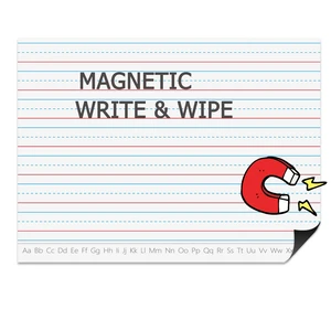 Large Magnetic Dry Erase Lined Paper, Handwriting Paper for Whiteboard, Reusable Lined Dry-Erase Sheets for Classroom, Strong Magnetic for Easy Use on Whiteboards & Metal Surfaces 17×23 Large Magnetic Dry Erase Lined Paper, Handwriting Paper for Whiteboard, Reusable Lined Dry-Erase Sheets for Classroom, Strong Magnetic for Easy Use on Whiteboards & Metal Surfaces 17×23