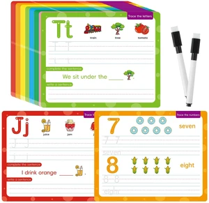 ABC Handwriting Drawing Practice Cards,Alphabet & Number Dry Erase Board for Kids,Phonics Sight Word Flash Card,Letter Practice for Kindergarten,Perfect for Preschool, Homeschool & Kindergarten ABC Handwriting Drawing Practice Cards,Alphabet & Number Dry Erase Board for Kids,Phonics Sight Word Flash Card,Letter Practice for Kindergarten,Perfect for Preschool, Homeschool & Kindergarten
