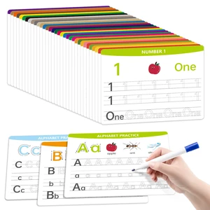 Alphabet & Number Practice Dry Erase Boards A-Z Letters & Numbers 1-10 | Perfect for Preschool, Homeschool & Kindergarten Double-Sided 18 Sheets, 36 Pages 11x8.5 Educational Tool Alphabet & Number Practice Dry Erase Boards A-Z Letters & Numbers 1-10 | Perfect for Preschool, Homeschool & Kindergarten Double-Sided 18 Sheets, 36 Pages 11x8.5 Educational Tool