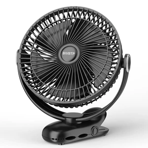 Clip on Fan 30H Longest Runtime,8in Portable Fan Rechargeable | Strong Airflow,4 Speeds, Sturdy Clamp, Battery Operated Clip Fan for Office Golf Cart Travel Tent Outdoor Treadmill & Gym Clip on Fan 30H Longest Runtime,8in Portable Fan Rechargeable | Strong Airflow,4 Speeds, Sturdy Clamp, Battery Operated Clip Fan for Office Golf Cart Travel Tent Outdoor Treadmill & Gym