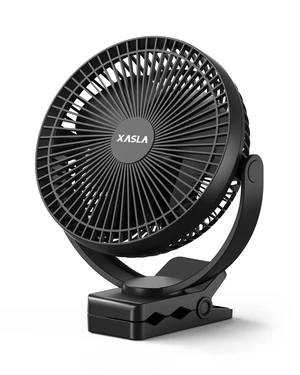 10000mAh Portable Clip on Fan, 8 inch, Rechargeable Battery, Black | 24 Hours Work Time, 4 Speeds, Ideal USB Fan for Golf Cart, Outdoor Camping, Travel, Home, Office, Treadmill 10000mAh Portable Clip on Fan, 8 inch, Rechargeable Battery, Black | 24 Hours Work Time, 4 Speeds, Ideal USB Fan for Golf Cart, Outdoor Camping, Travel, Home, Office, Treadmill