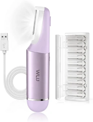 Dermaplane Razor for Women Face Sonic Facial Hair Removal, Lavender Purple | Dermaplaning Tool for Face to Remove Facial Hair & Peach Fuzz & Exfoliation, LED Light, 3 Speeds, 10 Replacement Blades Dermaplane Razor for Women Face Sonic Facial Hair Removal, Lavender Purple | Dermaplaning Tool for Face to Remove Facial Hair & Peach Fuzz & Exfoliation, LED Light, 3 Speeds, 10 Replacement Blades