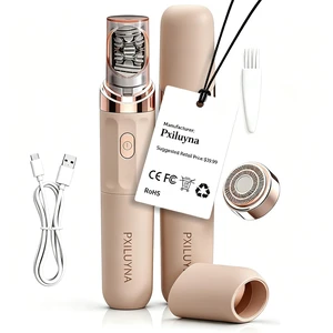 Epilator,Pro 3.0+ Women Face Epilator Pluxyepil Facial Hair Removal | 2-in-1 Gentle Root Removal for Coarse & Fine Hair Smooth Rechargeable Electric Shaver for Face Bikini (Rose Gold) Epilator,Pro 3.0+ Women Face Epilator Pluxyepil Facial Hair Removal | 2-in-1 Gentle Root Removal for Coarse & Fine Hair Smooth Rechargeable Electric Shaver for Face Bikini (Rose Gold)