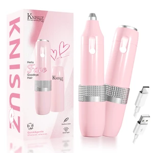 Flawless Facial Hair Removal for Women, 2-in-1 Eyebrow Trimmer, Face Shaver | 2-in-1 eyebrow trimmer and face shaver with floating head and LED light for upper lip, chin and cheeks; USB rechargeable Flawless Facial Hair Removal for Women, 2-in-1 Eyebrow Trimmer, Face Shaver | 2-in-1 eyebrow trimmer and face shaver with floating head and LED light for upper lip, chin and cheeks; USB rechargeable