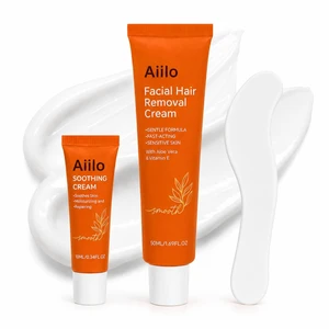 5 Min Painless Facial Hair Removal Cream for Women with Soothing Cream | Hair Removal, Face Care, Depilatory Cream, Women's Skincare, Painless Formula 5 Min Painless Facial Hair Removal Cream for Women with Soothing Cream | Hair Removal, Face Care, Depilatory Cream, Women's Skincare, Painless Formula