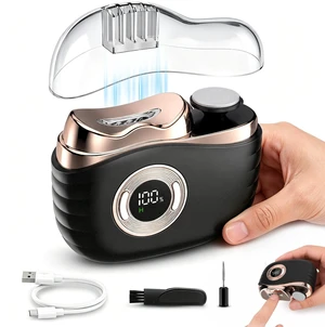 2-in-1 Electric Nail Clipper and Trimmer for Kids, Adults, Seniors, Men | Automatic Fingernail Trimmer, 3-Speed Electric Nail File with Light, Display & Debris Collector, Safe Lock Anti-Splash, Black 2-in-1 Electric Nail Clipper and Trimmer for Kids, Adults, Seniors, Men | Automatic Fingernail Trimmer, 3-Speed Electric Nail File with Light, Display & Debris Collector, Safe Lock Anti-Splash, Black