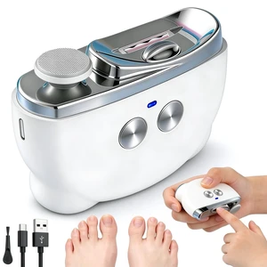 Electric Nail Clippers, Electric Nail Trimmer with LED Light & Nail Filer, Automatic Toenail Clipper with Polishing, Rechargeable Electric Nail Clipper for Seniors, Women, Men (White) Electric Nail Clippers, Electric Nail Trimmer with LED Light & Nail Filer, Automatic Toenail Clipper with Polishing, Rechargeable Electric Nail Clipper for Seniors, Women, Men (White)